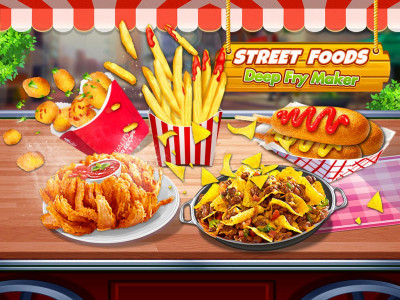 اسکرین شات بازی Street Food: Deep Fried Foods  1