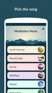 اسکرین شات برنامه Meditation Music - Relax, Yoga 1