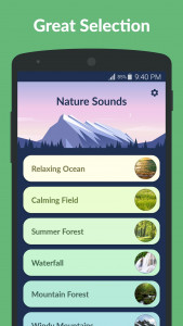 اسکرین شات برنامه Nature Sounds 1