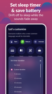 اسکرین شات برنامه Sleep Sounds 5