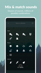 اسکرین شات برنامه Rain Sounds - Sleep & Relax 5