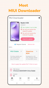اسکرین شات برنامه MIUI Downloader & HyperOS 1