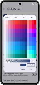 اسکرین شات 3 برنامه Screen Orientation Control