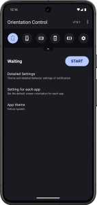 اسکرین شات 7 برنامه Screen Orientation Control