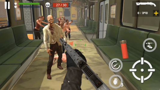اسکرین شات بازی Dead Zombie Battle (Green Blood Version) 2