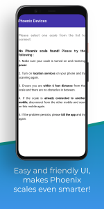 اسکرین شات برنامه Phoenix Weighing Scale 4