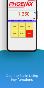 اسکرین شات برنامه Phoenix Weighing Scale 5