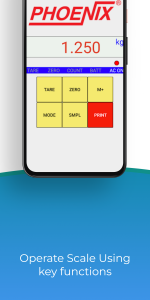 اسکرین شات 5 برنامه Phoenix Weighing Scale