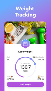 اسکرین شات 4 برنامه Nutrilio: Food Tracker & Water