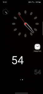 اسکرین شات برنامه Analog Clock Second Widget 2