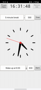 اسکرین شات 3 برنامه Analog Clock Second Widget