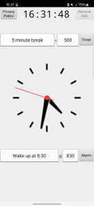 اسکرین شات برنامه Analog Clock Second Widget 3