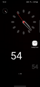 اسکرین شات 2 برنامه Analog Clock Second Widget