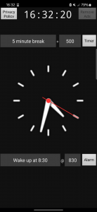 اسکرین شات برنامه Analog Clock Second Widget 4