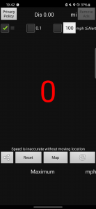 اسکرین شات 2 برنامه Speedometer mph Odometer