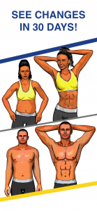 اسکرین شات برنامه Abs Workout - Daily Fitness 1