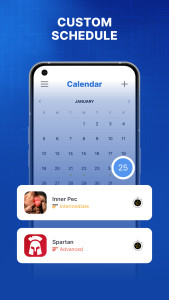 اسکرین شات 6 برنامه Chest workout plan