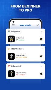 اسکرین شات 4 برنامه P4P 7 Minute Workout