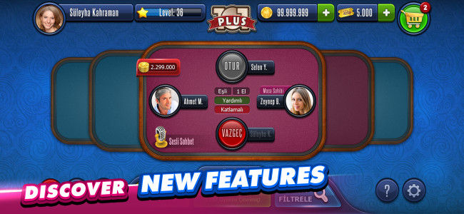 اسکرین شات 3 بازی 101 Okey Plus Rummy Board Game