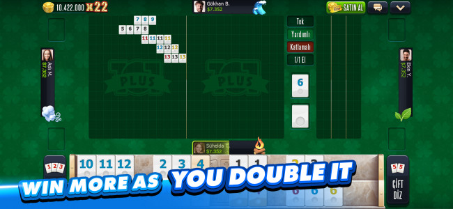 اسکرین شات 6 بازی 101 Okey Plus Rummy Board Game