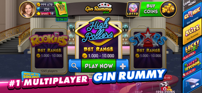 اسکرین شات بازی Gin Rummy Plus: Fun Card Game 2
