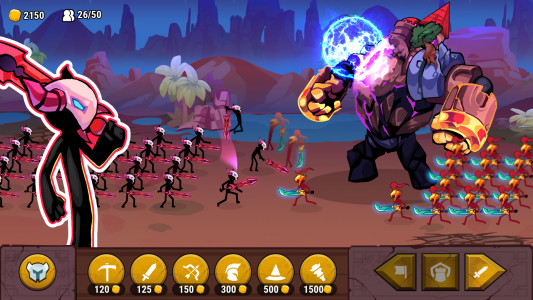 اسکرین شات بازی Stickman War: Stick Fight Army 5