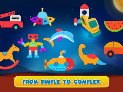 اسکرین شات بازی Jigsaw Puzzles for Kids – Cosmic Shapes Kids Game 8