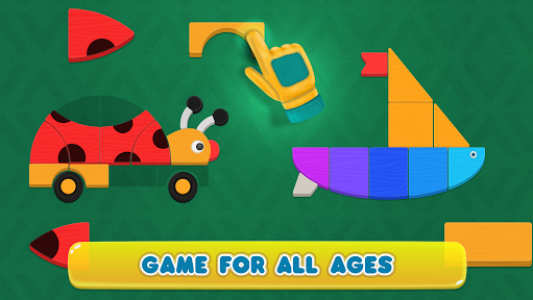 اسکرین شات بازی Jigsaw Puzzles for Kids – Cosmic Shapes Kids Game 2