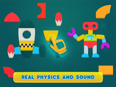 اسکرین شات بازی Jigsaw Puzzles for Kids – Cosmic Shapes Kids Game 6