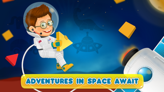 اسکرین شات بازی Jigsaw Puzzles for Kids – Cosmic Shapes Kids Game 5