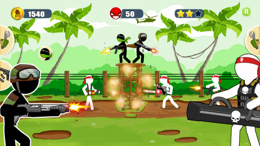 اسکرین شات بازی Stickman Army : The Resistance 3