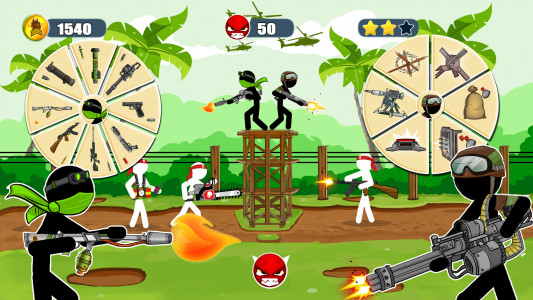 اسکرین شات بازی Stickman Army : The Resistance 4