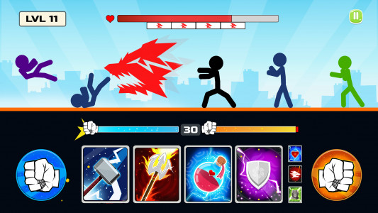 اسکرین شات بازی Stickman Fighter : Mega Brawl 4