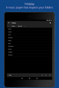 اسکرین شات برنامه Foldplay: Folder Music Player 8