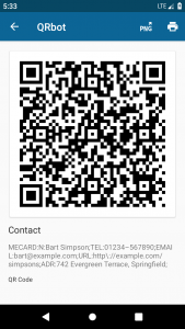 اسکرین شات 4 برنامه QRbot: QR & barcode reader