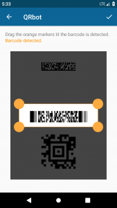 اسکرین شات برنامه QRbot: QR & barcode reader 5