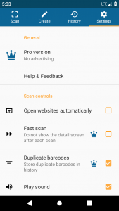 اسکرین شات 8 برنامه QRbot: QR & barcode reader