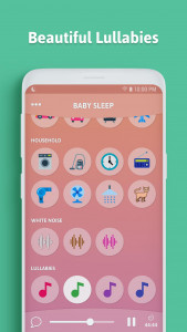 اسکرین شات 3 برنامه Baby Sleep - White Noise