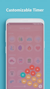 اسکرین شات 2 برنامه Baby Sleep - White Noise