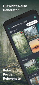 اسکرین شات 1 برنامه White Noise Generator