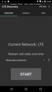 اسکرین شات برنامه LTE Discovery (5G NR) 3