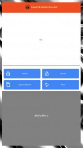اسکرین شات برنامه بیس۶۴ رمزگذار/رمزگشا 2