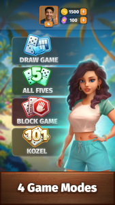 اسکرین شات 4 بازی Dominoes online - play Domino!