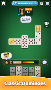 اسکرین شات 1 بازی Dominoes online - play Domino!