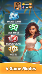 اسکرین شات 4 بازی Dominoes online - play Domino!