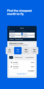 اسکرین شات برنامه Skyscanner Flights Hotels Cars 4