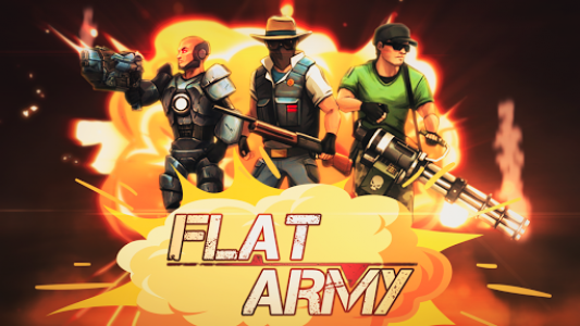 اسکرین شات بازی Flat Army: 2D Shooter 1