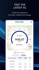 اسکرین شات برنامه Speed Test by SPEEDGEO 7