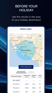اسکرین شات 6 برنامه Speed Test by SPEEDGEO