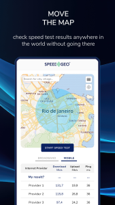 اسکرین شات 3 برنامه Speed Test by SPEEDGEO